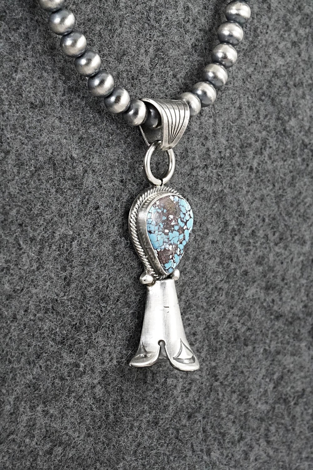 Turquoise & Sterling Silver Necklace - Sharon McCarthy