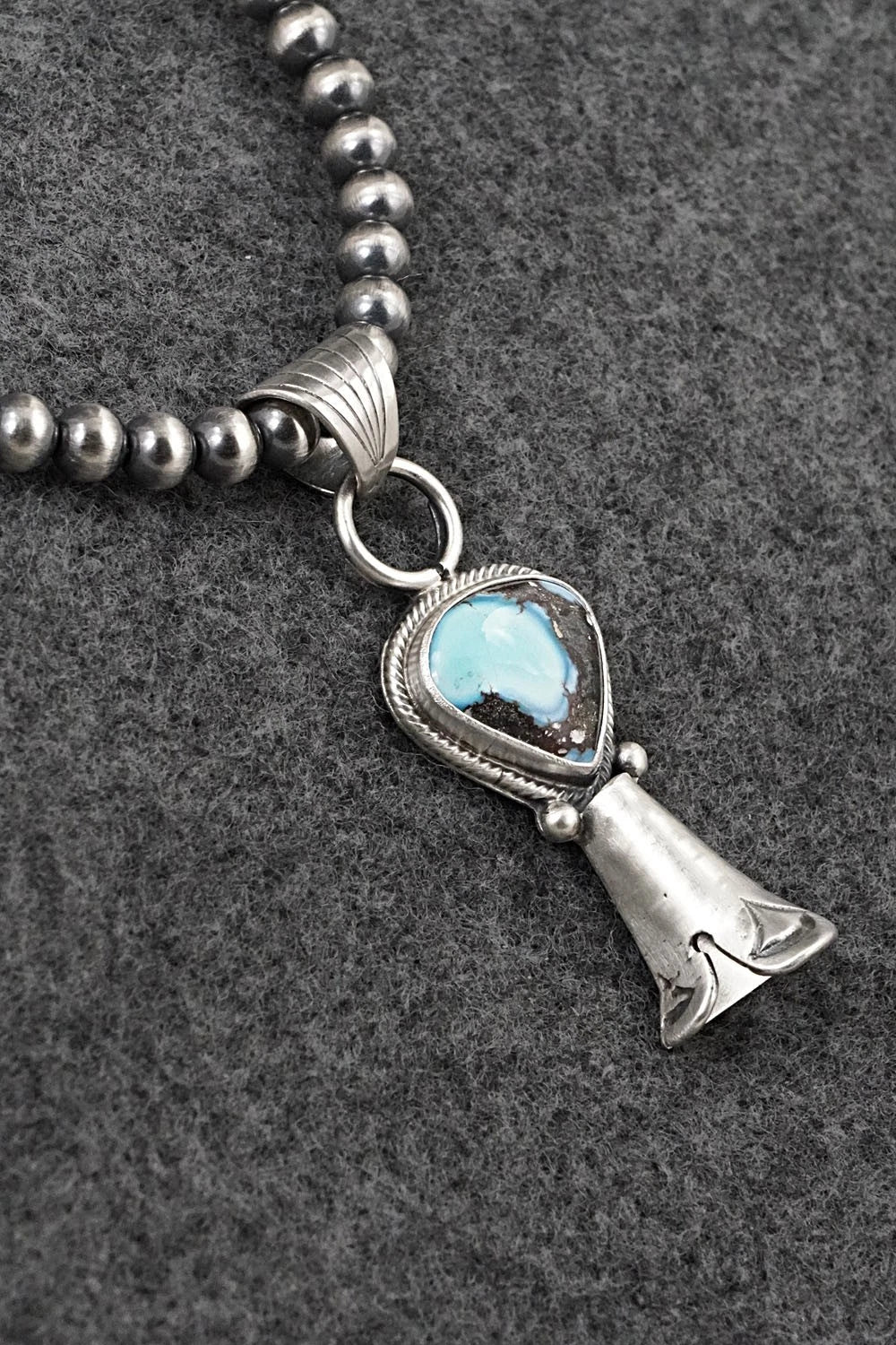 Turquoise & Sterling Silver Necklace - Sharon McCarthy