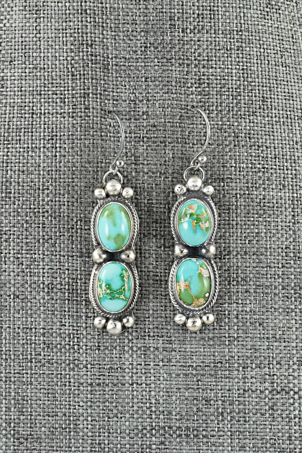 Turquoise & Sterling Silver Squash Blossom Set - Kathleen Livingston