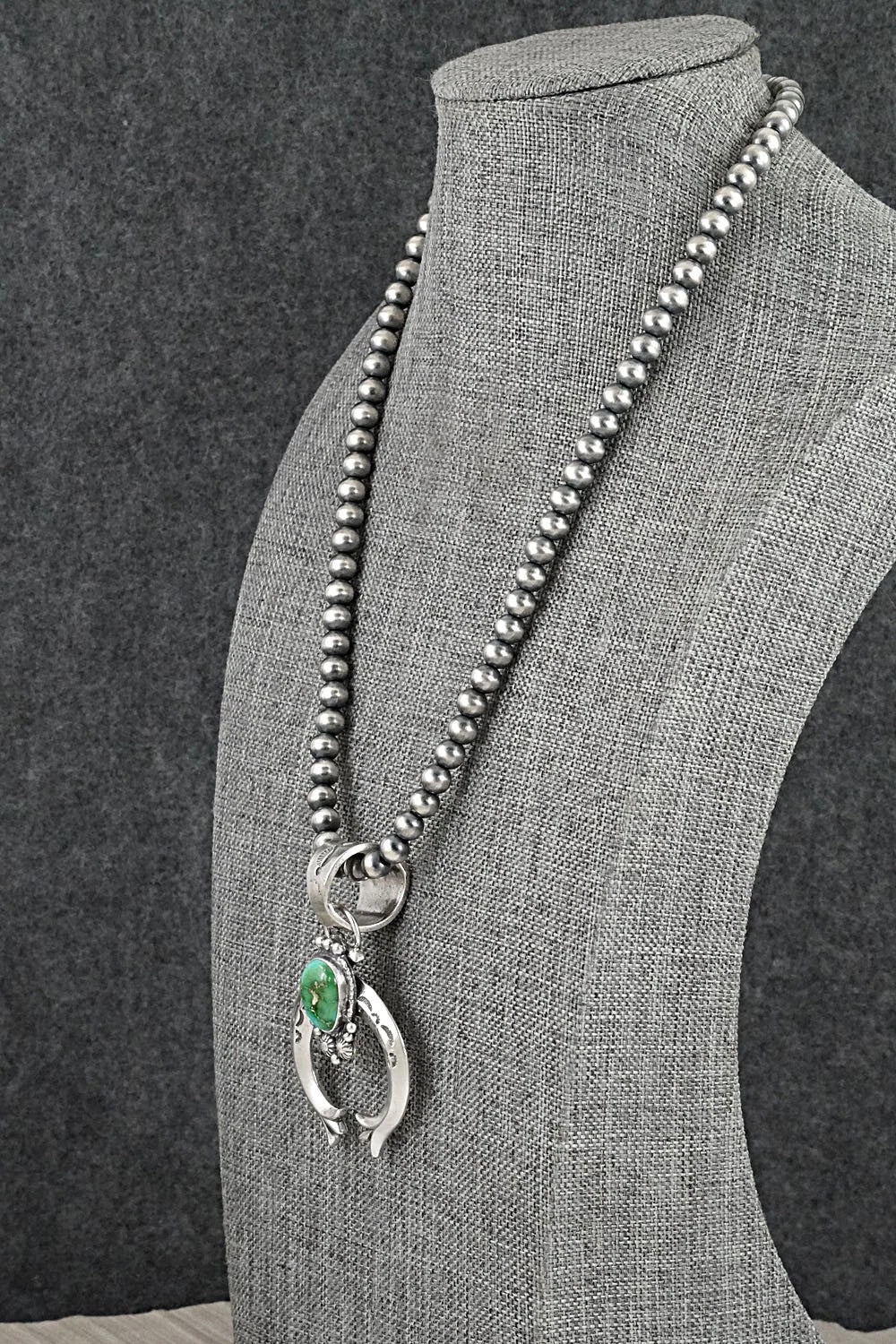 Turquoise & Sterling Silver Necklace - Samuel Yellowhair