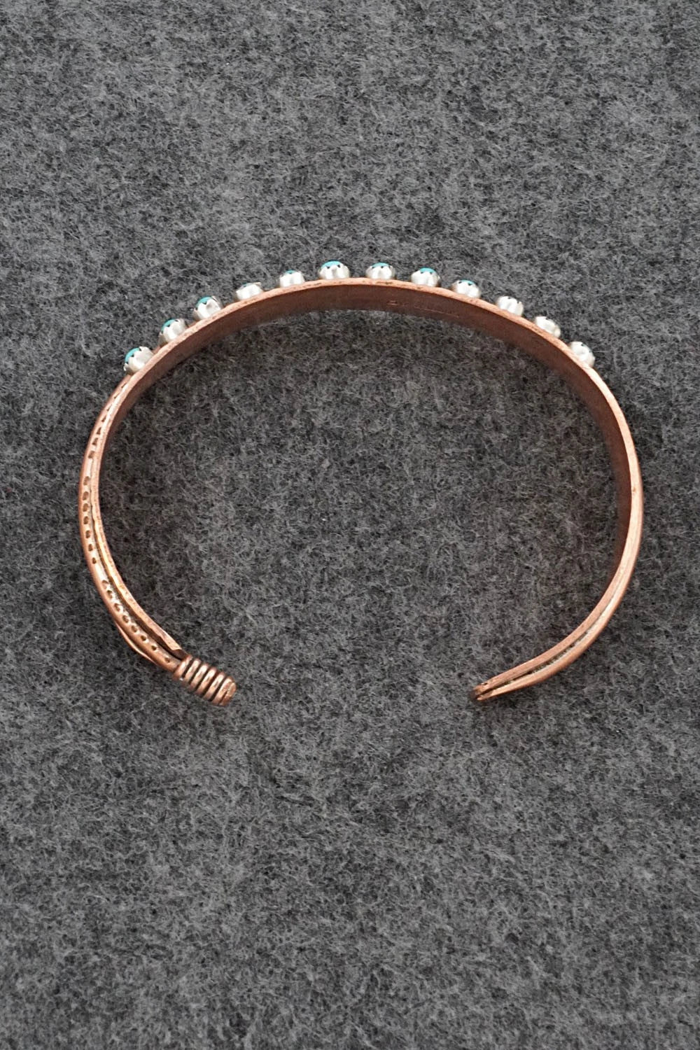 Turquoise & Copper Bracelet - Aaron Davis