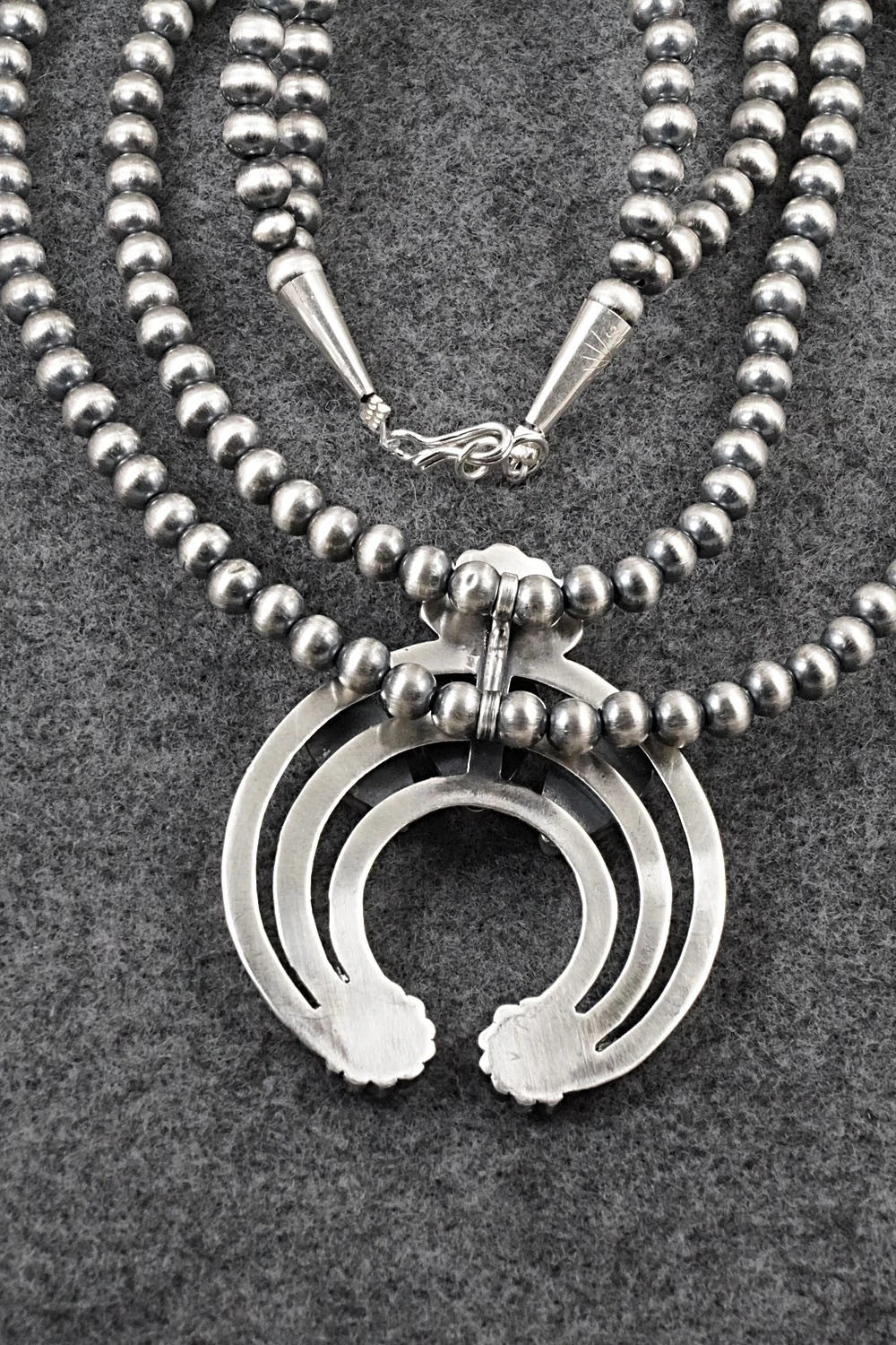 Turquoise & Sterling Silver Necklace - Davey Morgan