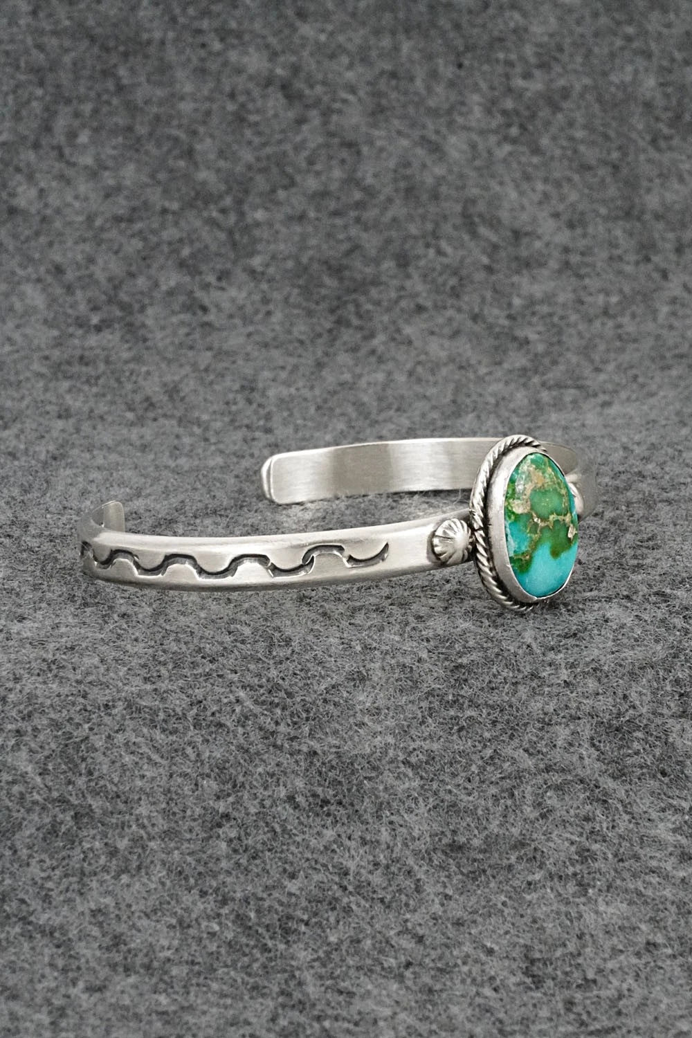 Turquoise & Sterling Silver Bracelet - Samuel Yellowhair