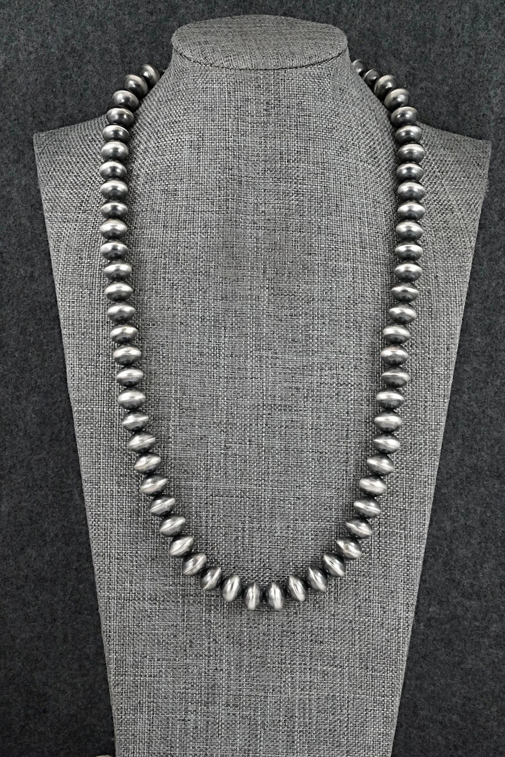Sterling Silver Navajo Pearl Necklace 22" - Presley Haley