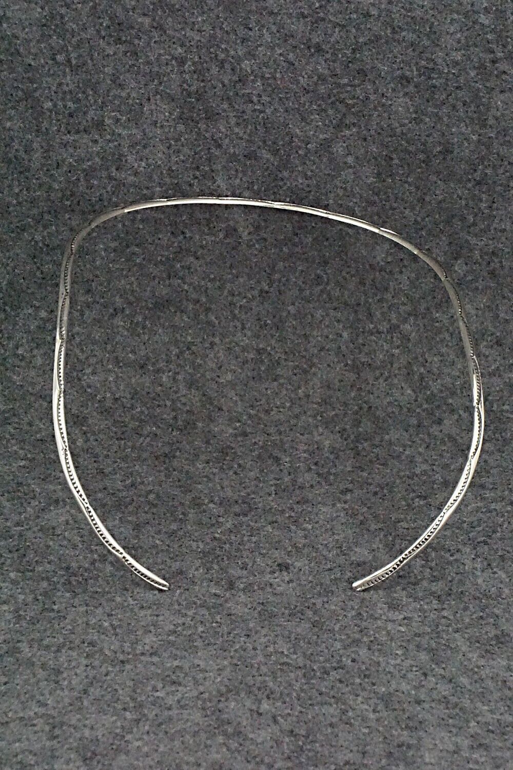 Sterling Silver Choker Necklace - Elaine Tahe
