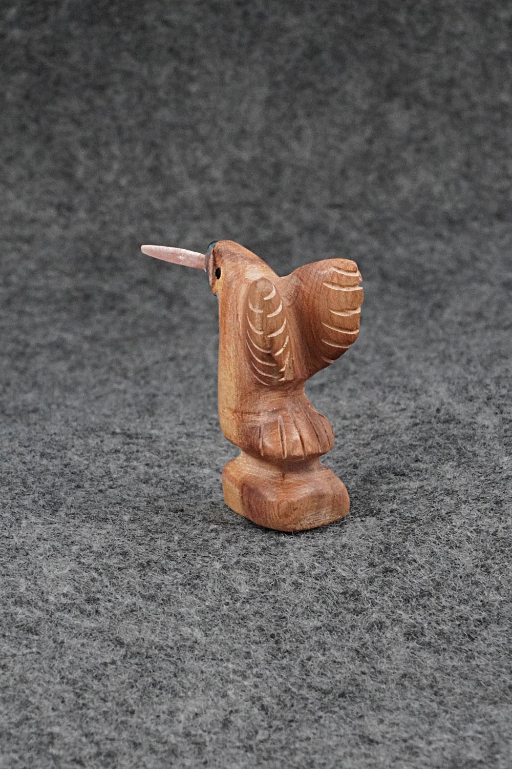 Hummingbird Zuni Fetish Carving - Justin Red Elk