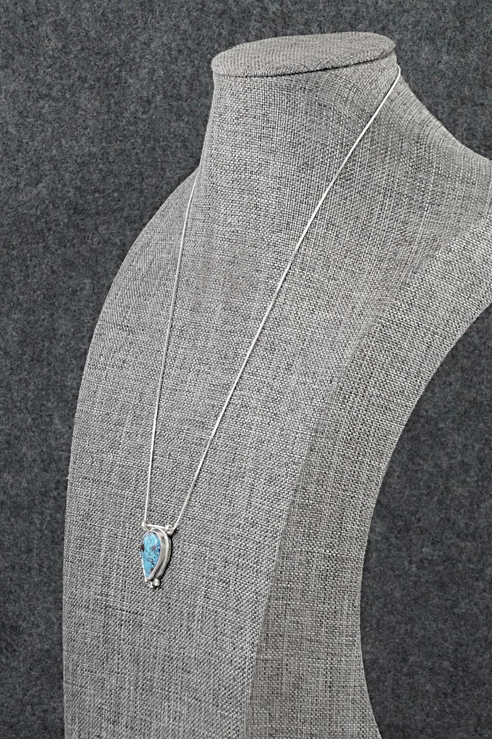 Turquoise & Sterling Silver Necklace - Sharon McCarthy