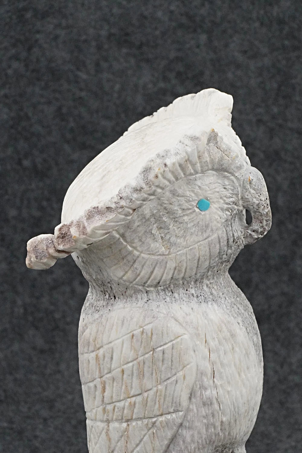 Owl Zuni Fetish Carving - Chris Peina