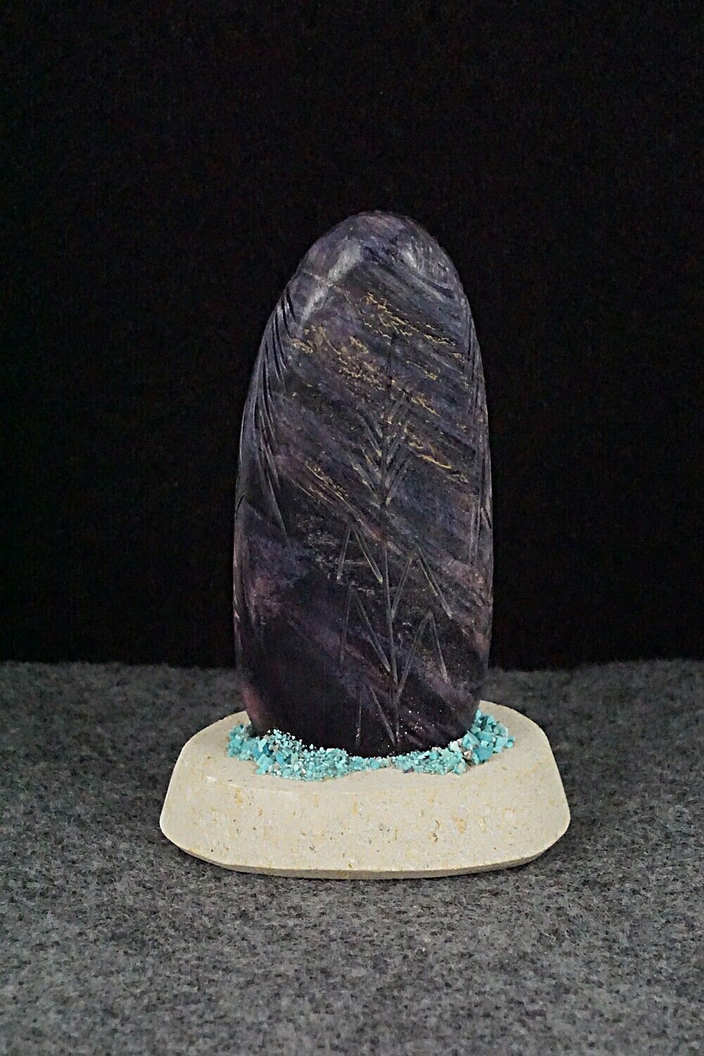 Corn Maiden Zuni Fetish Carving - Daniel Chattin