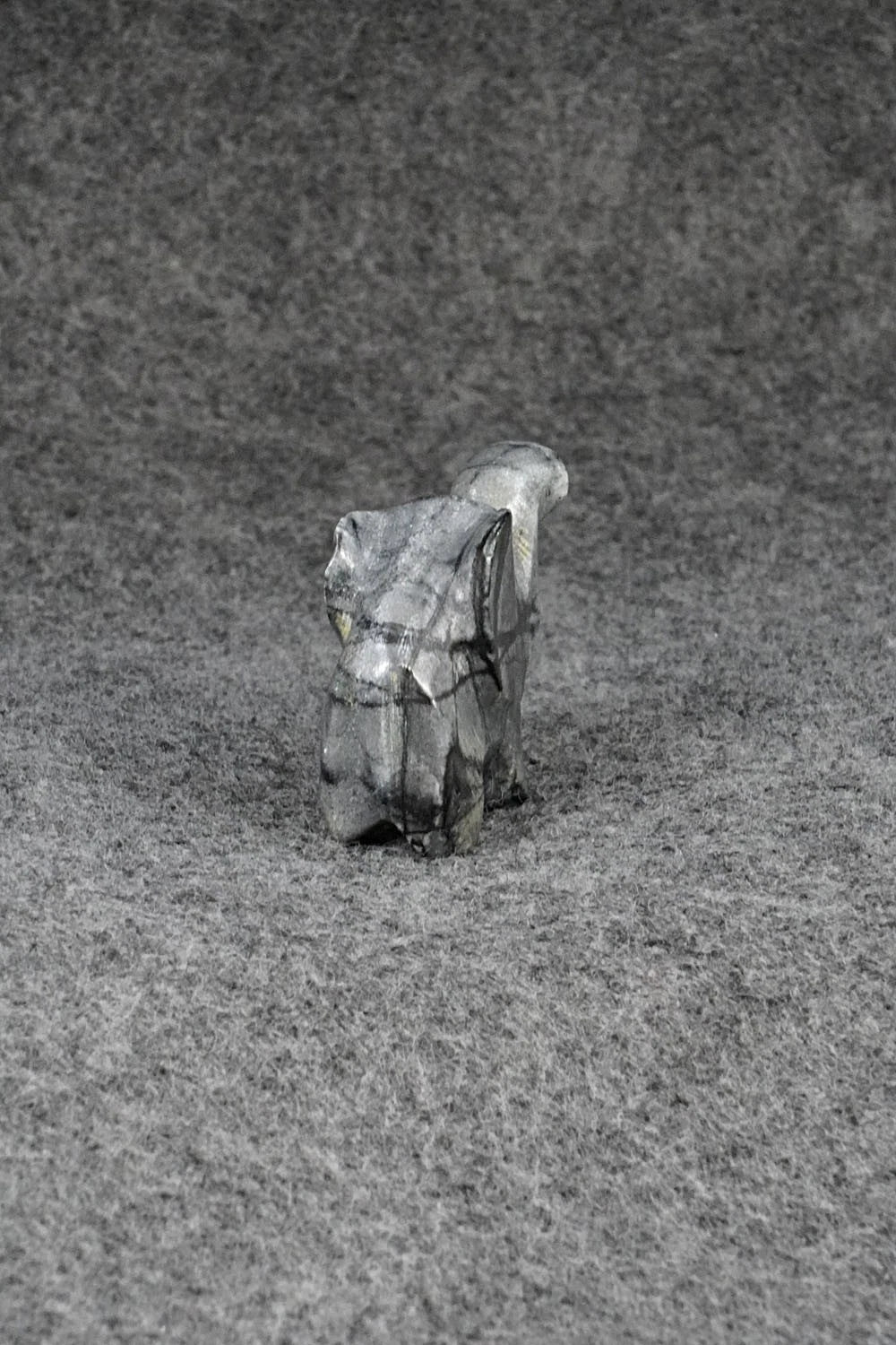 Elephant Zuni Fetish Carving - Calvert Bowannie