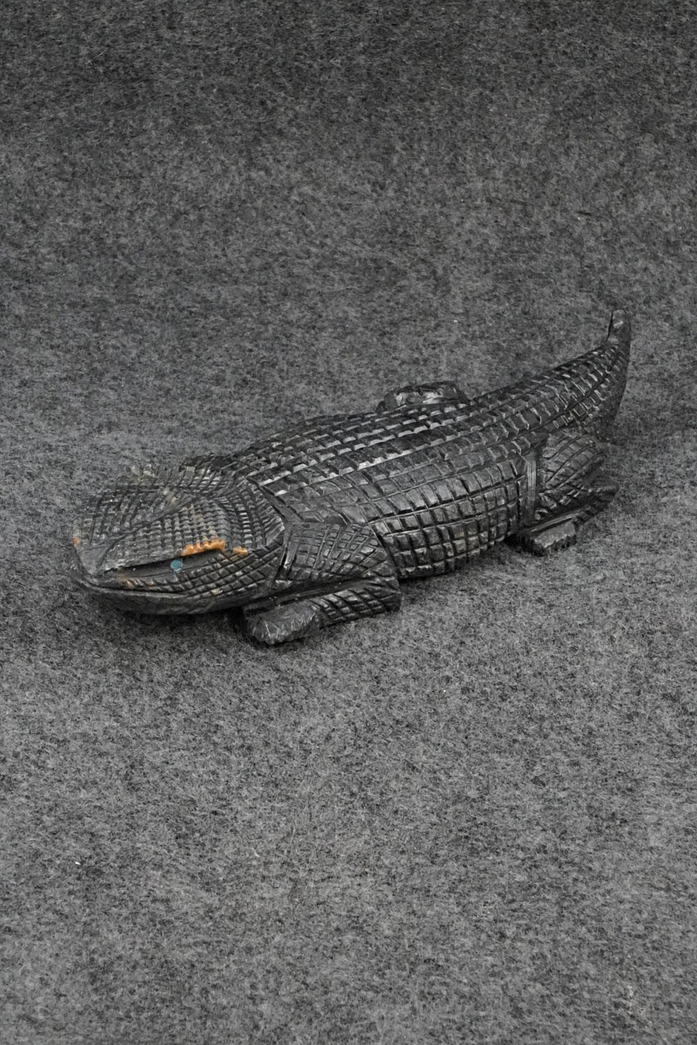 Horned Toad Zuni Fetish Carving - Tony Mackel