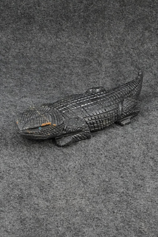 Horned Toad Zuni Fetish Carving - Tony Mackel