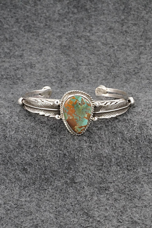 Turquoise & Sterling Silver Bracelet - Priscilla Reeder