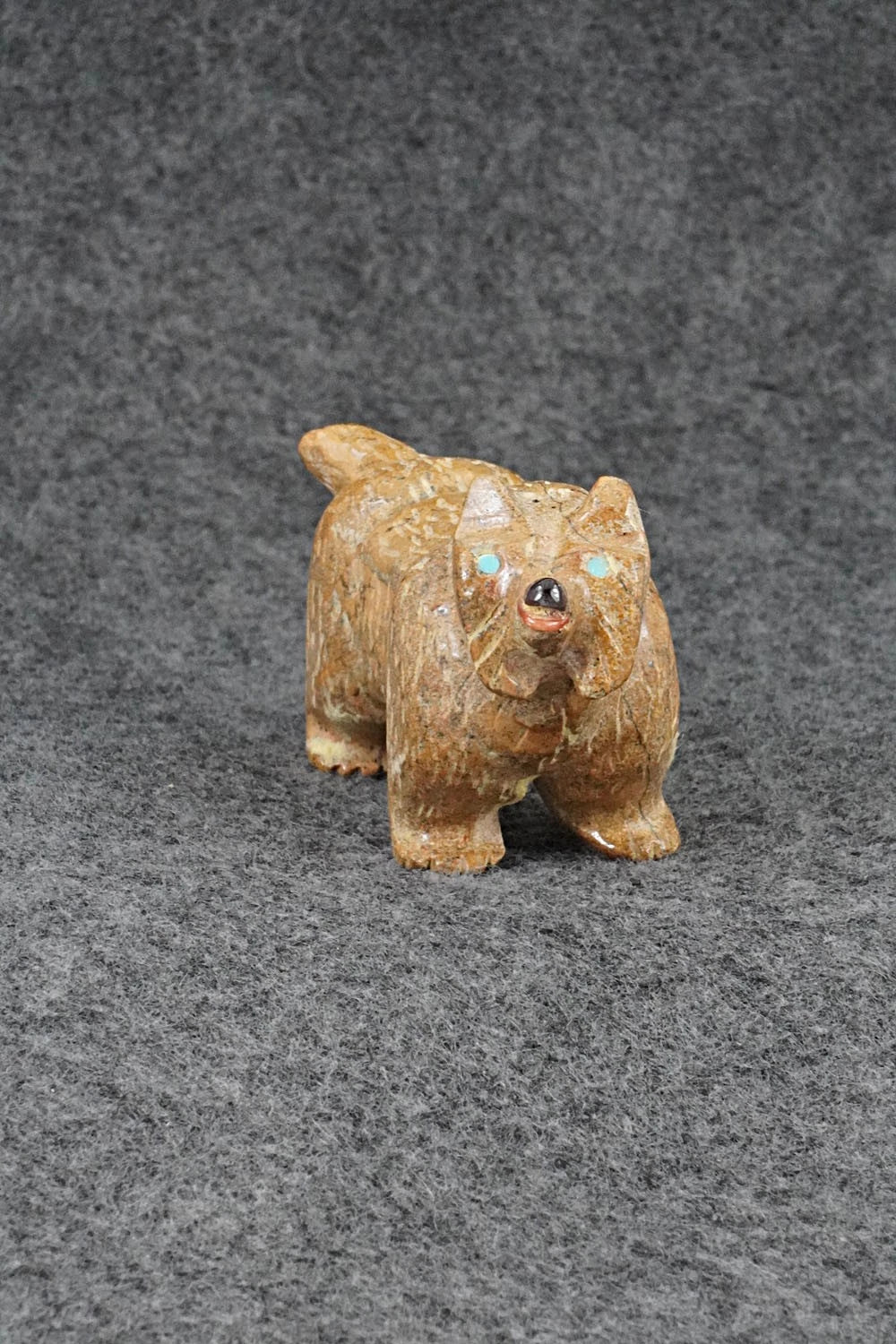 Bobcat Zuni Fetish Carving - Freddie Leekya