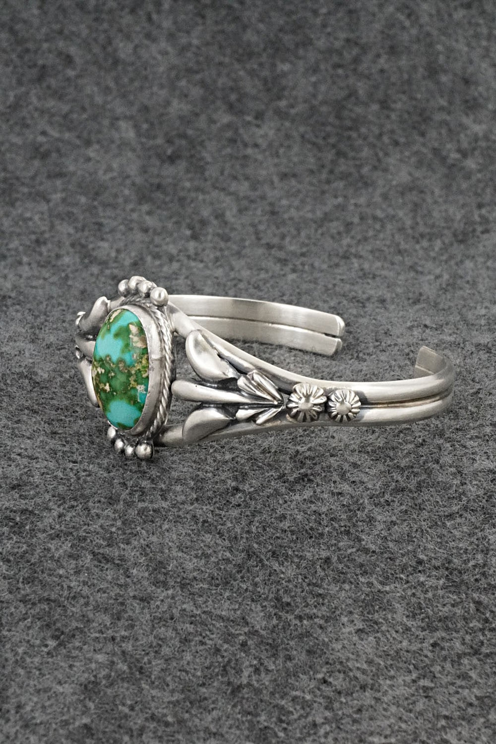 Turquoise & Sterling Silver Bracelet - Bobby Platero