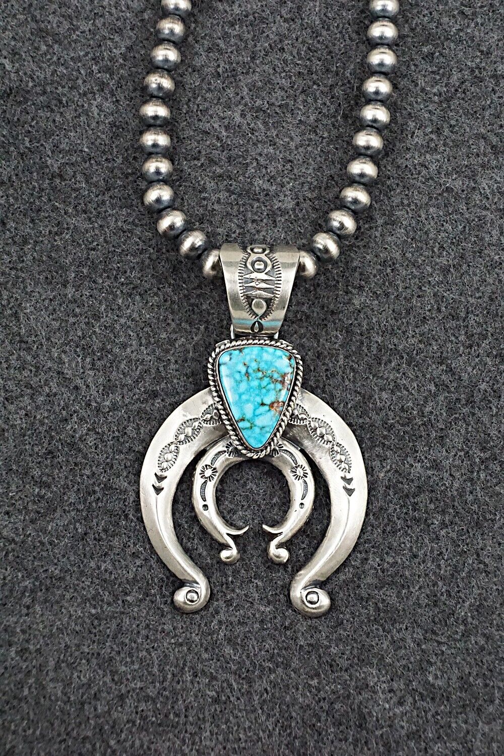 Turquoise & Sterling Silver Necklace - Paige Gordon