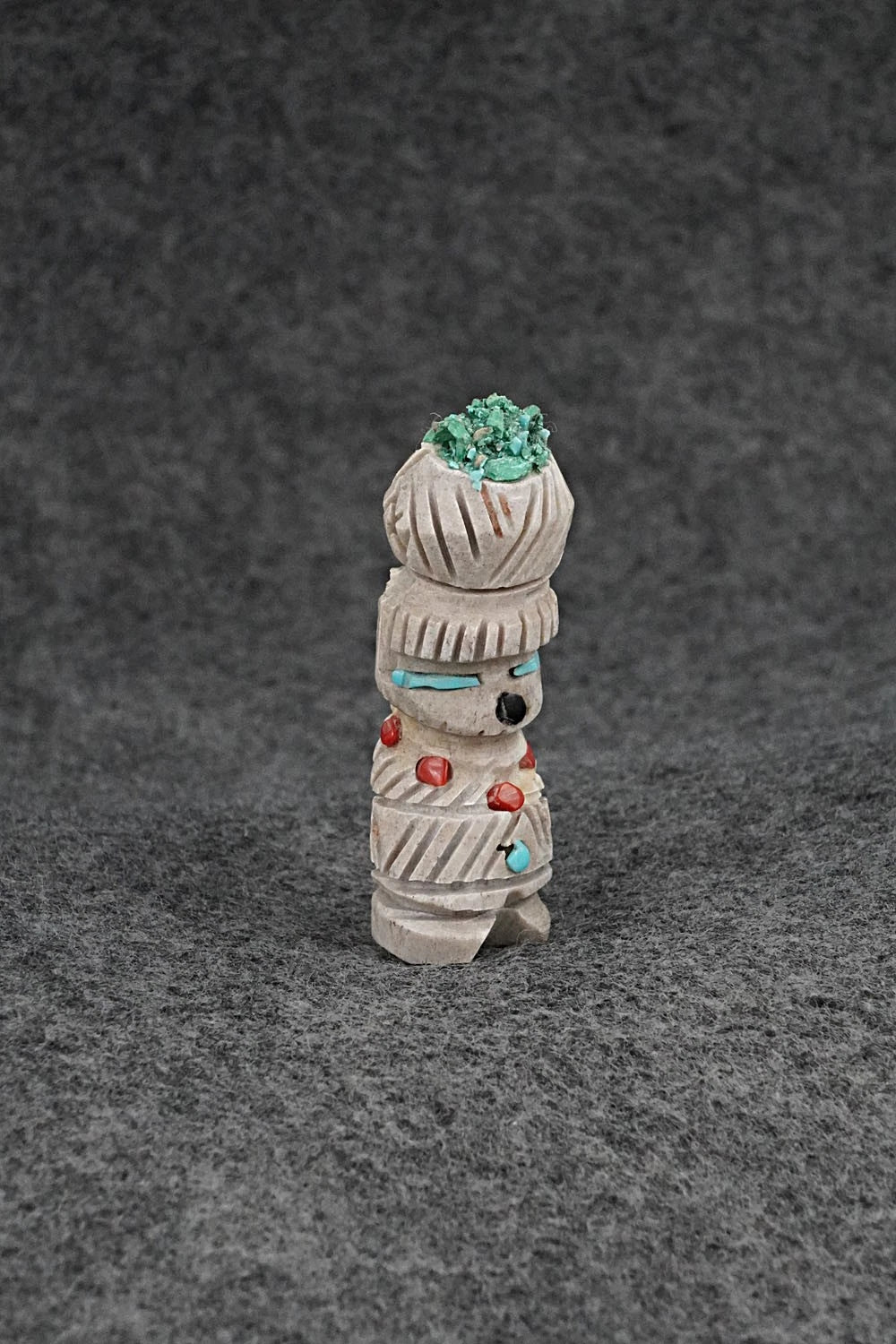 Corn Maiden Zuni Fetish Carving - Carl Etsate