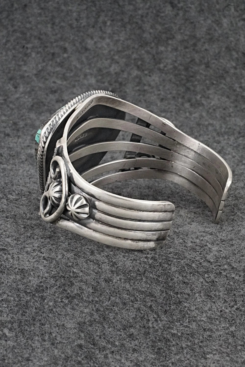 Turquoise & Sterling Silver Bracelet - Bobby Johnson