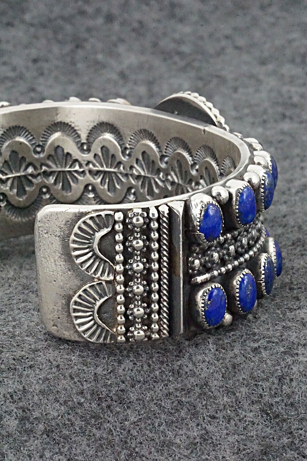 Lapis & Sterling Silver Bracelet - Myron Etsitty