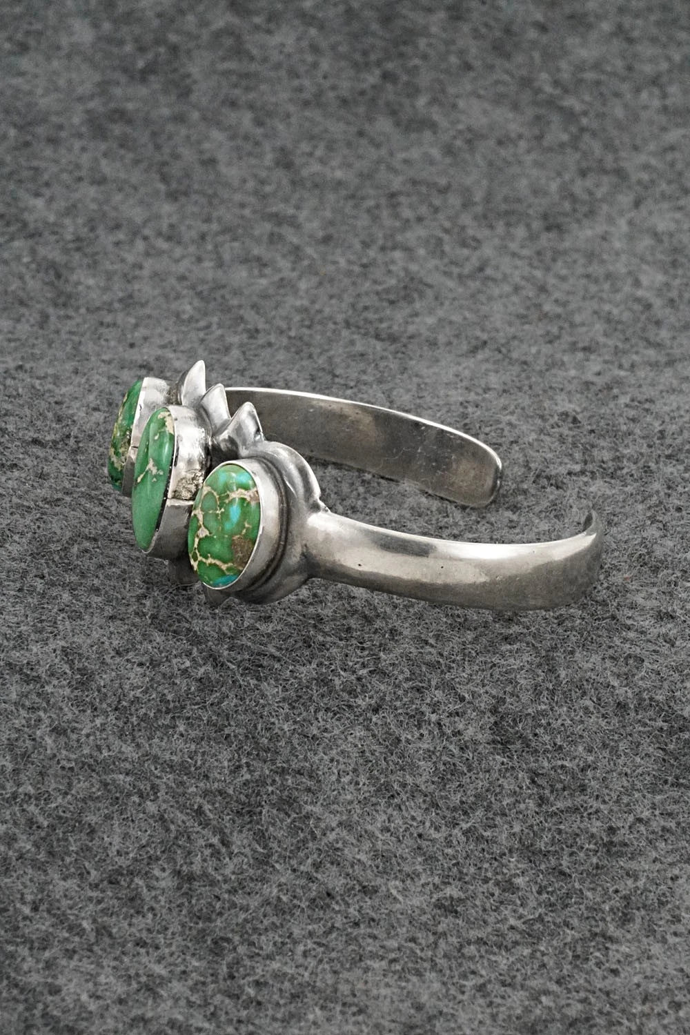 Turquoise & Sterling Silver Bracelet - Eugene Gruber