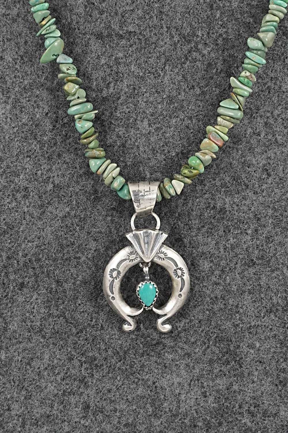 Turquoise & Sterling Silver Necklace - Sharon McCarthy