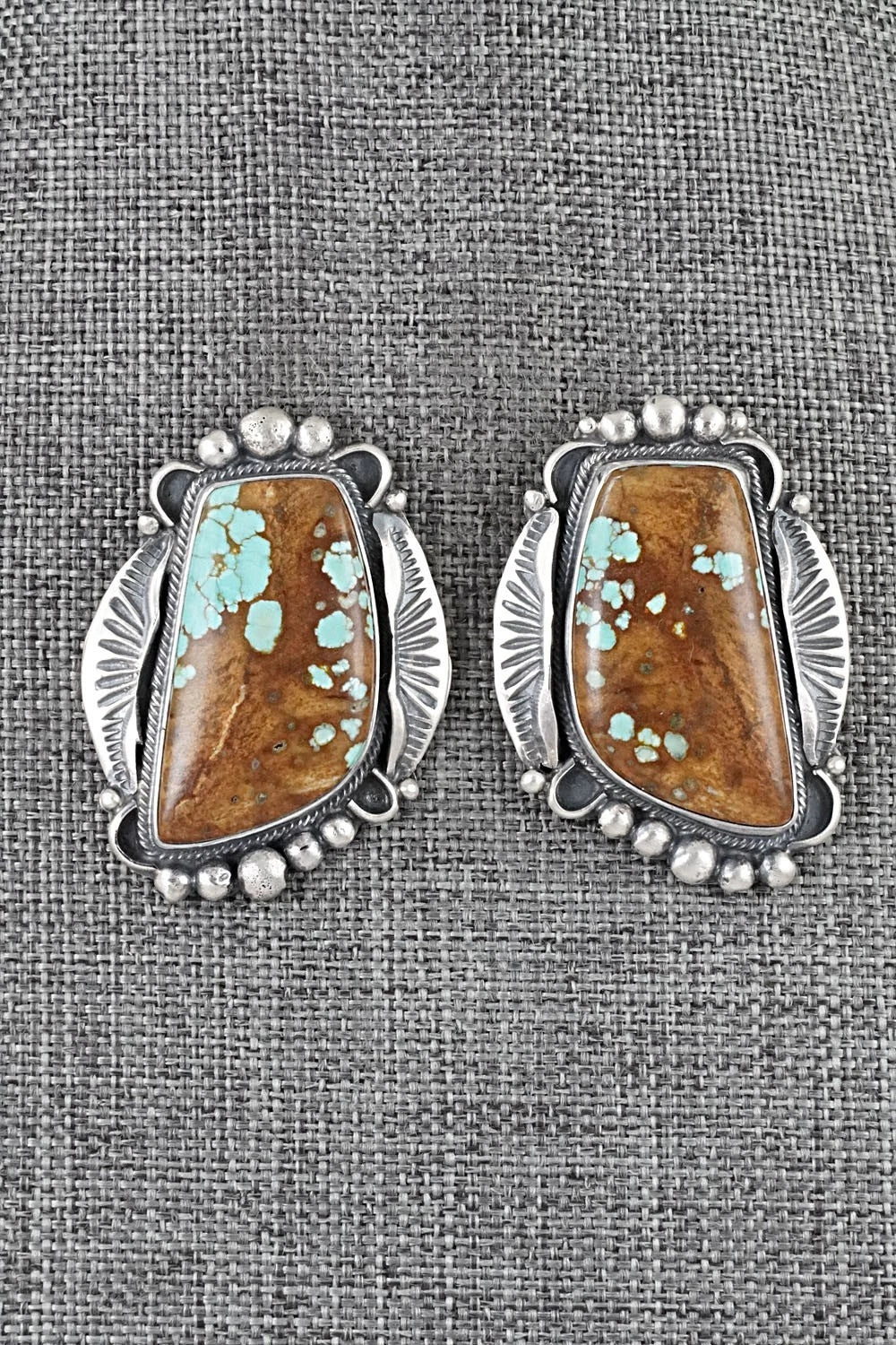 Turquoise & Sterling Silver Necklace and Earrings Set - Bob Becenti
