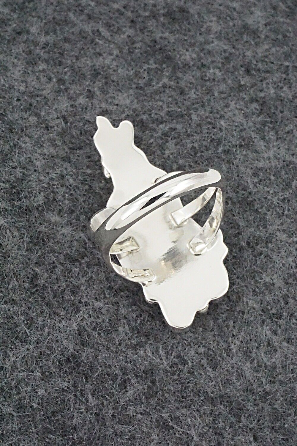 Turquoise & Sterling Silver Ring - William Begay - Size 8.25
