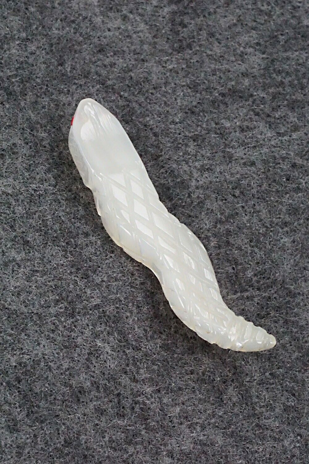 Snake Zuni Fetish Carving - Danny Lonjose