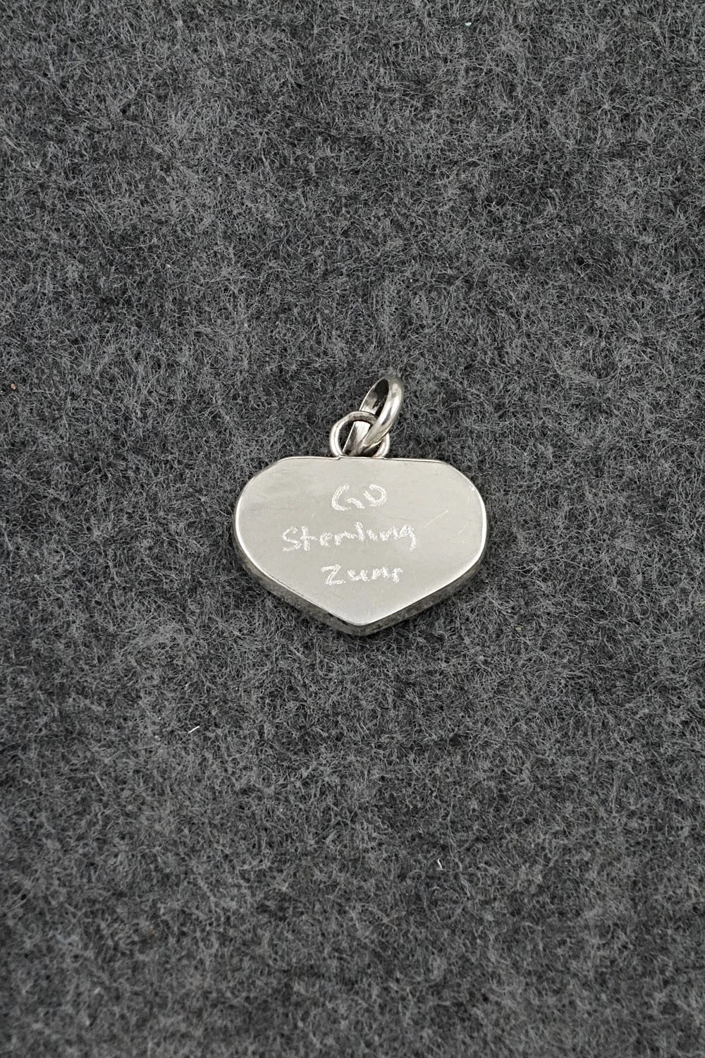 Turquoise and Sterling Silver Pendant - Gina Dosedo
