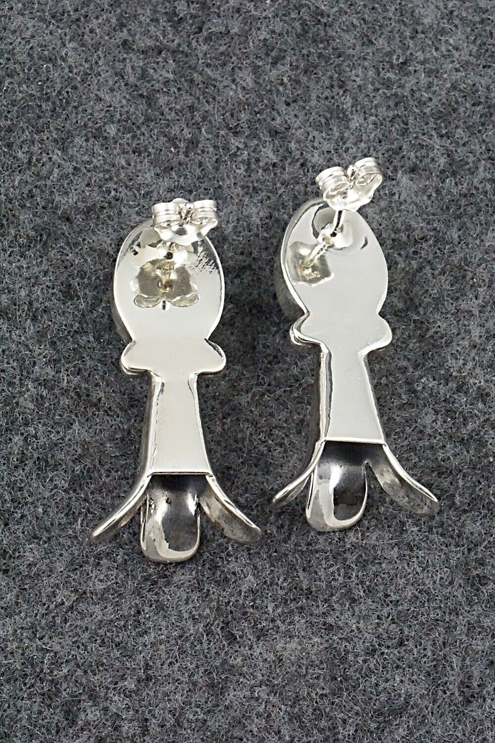 Turquoise & Sterling Silver Blossom Earrings - Jameson Garcia