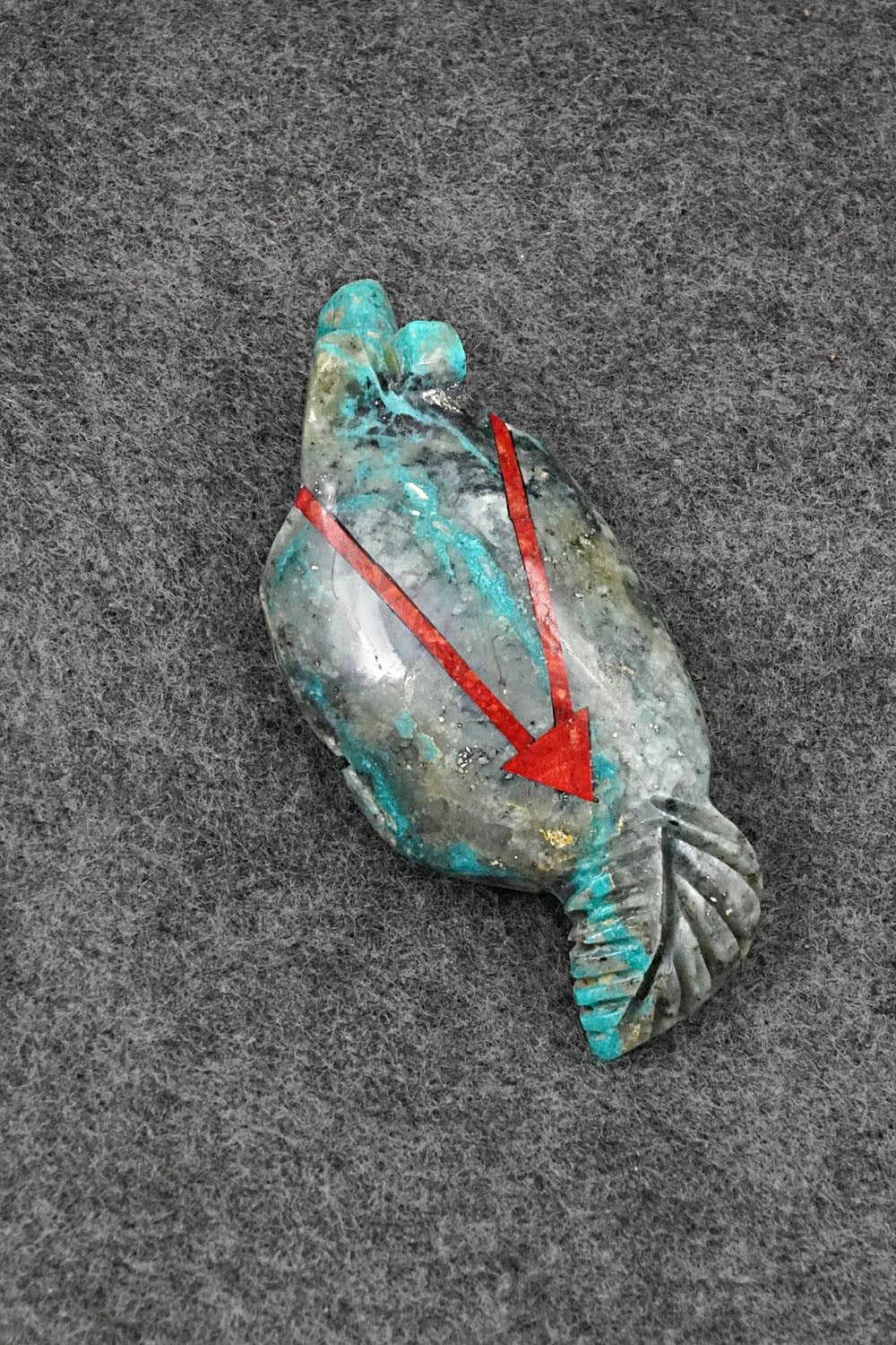 Badger Zuni Fetish Carving - Bernard Laiwekete