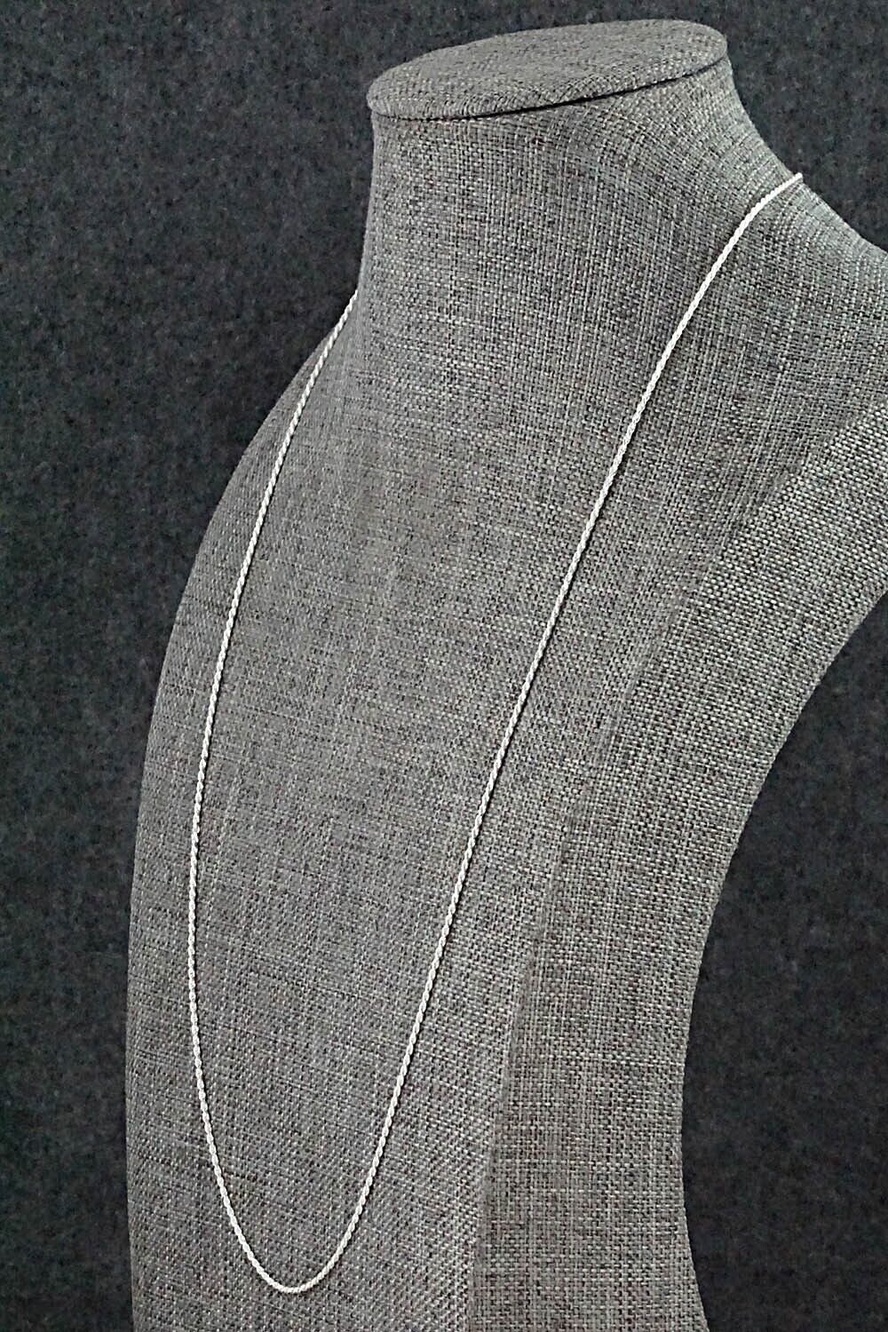 Sterling Silver Chain Necklace - Sterling Silver 30"