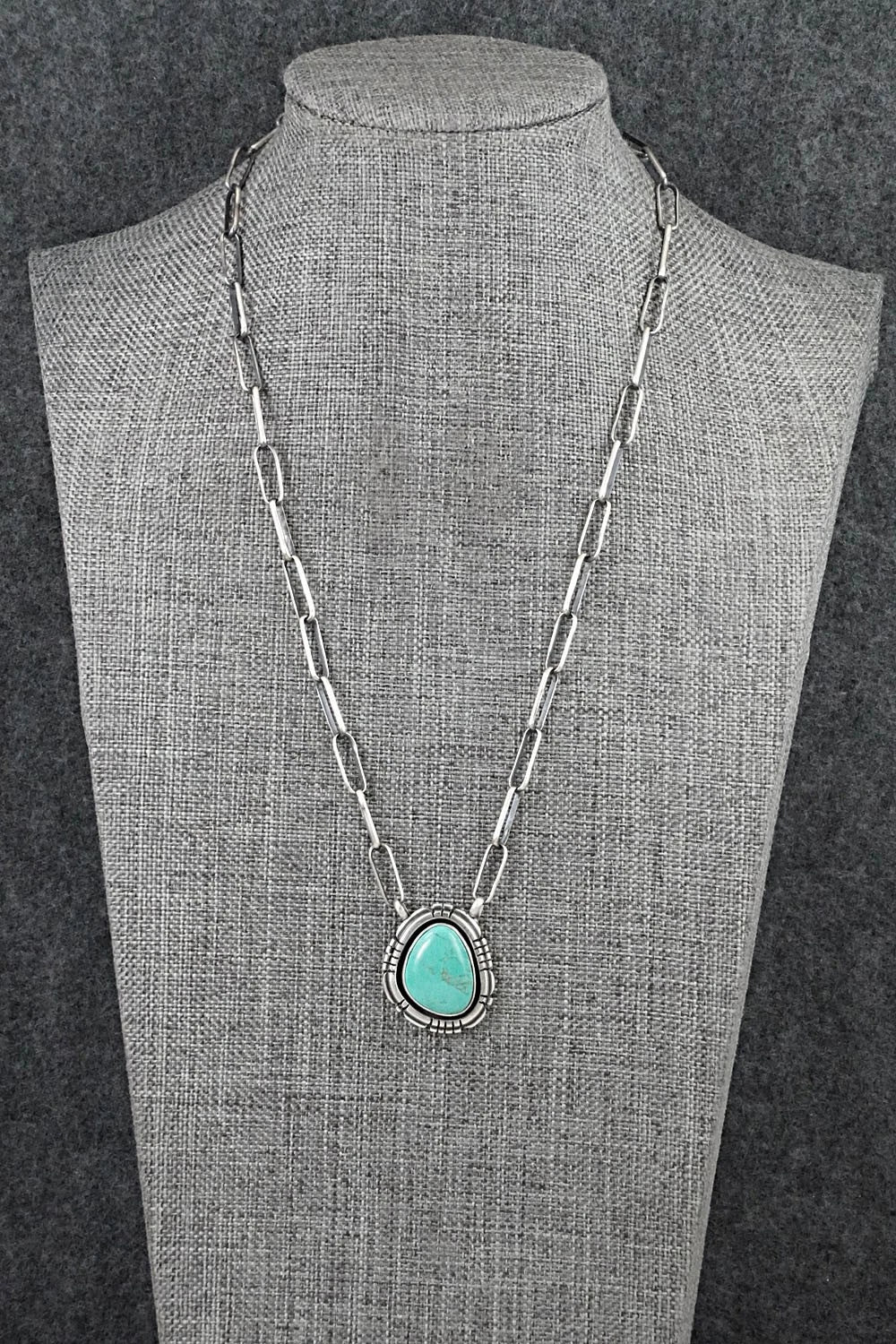 Turquoise & Sterling Silver Necklace - Daniel Benally
