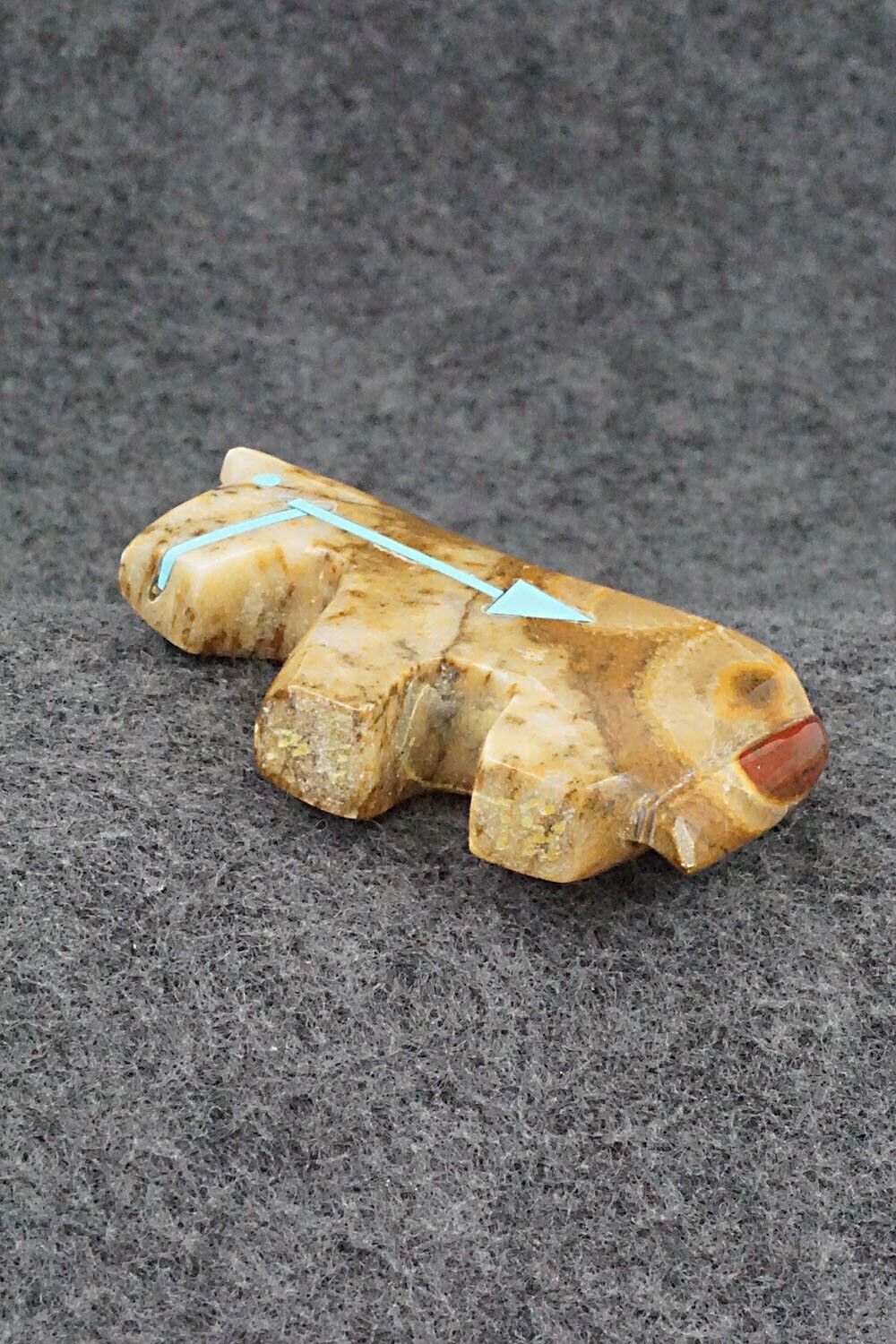 Horse Zuni Fetish Carving - Bernard Laiwakete