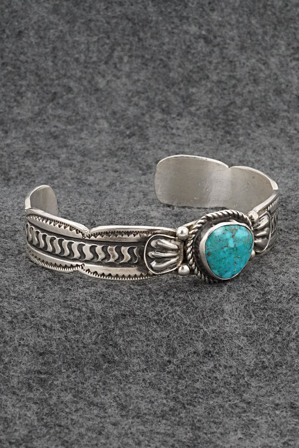 Turquoise & Sterling Silver Bracelet - Tillie Jon