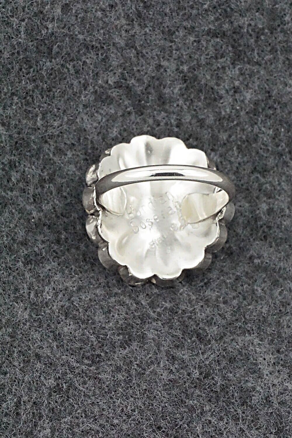 Multi-Stone & Sterling Silver Ring - Burdian Soseeah - Size 7.5