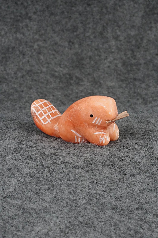 Beaver Zuni Fetish Carving - Justin Red Elk