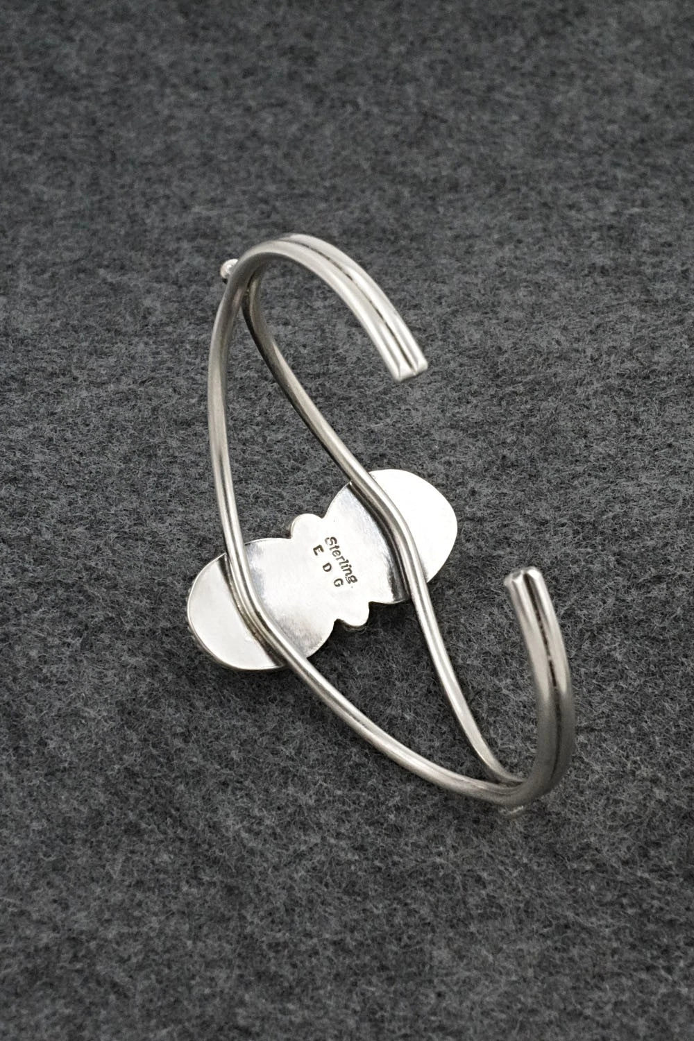 Turquoise & Sterling Silver Bracelet - Eugene Gruber