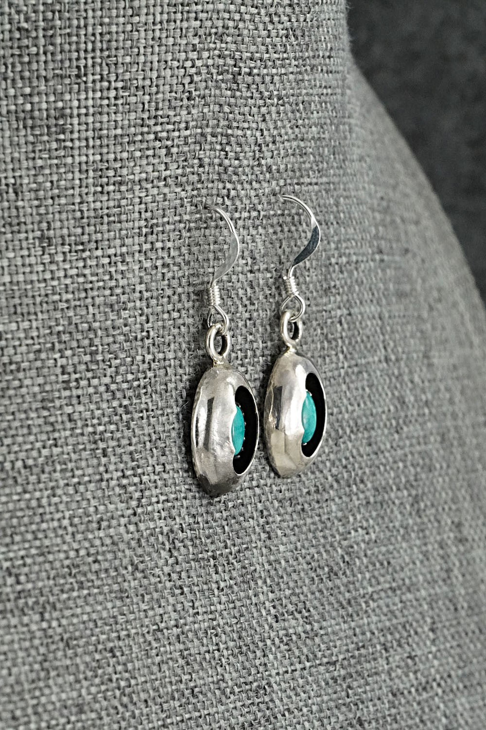 Turquoise & Sterling Silver Squash Blossom Set - Phil Garcia