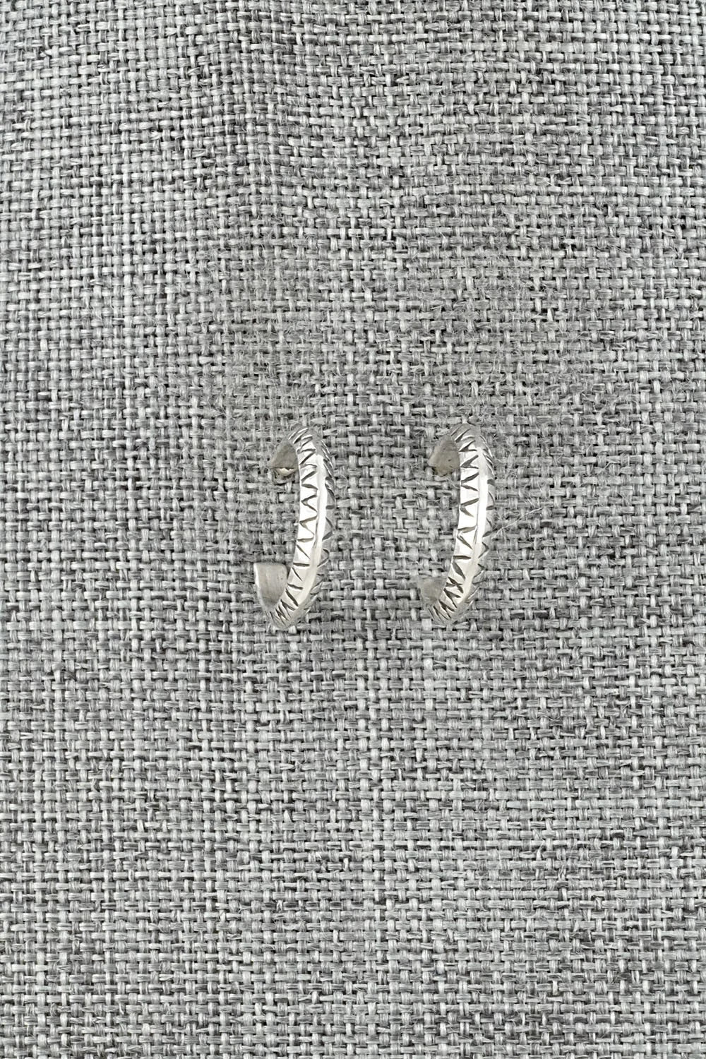 Sterling Silver Hoop Earrings - Elaine Tahe