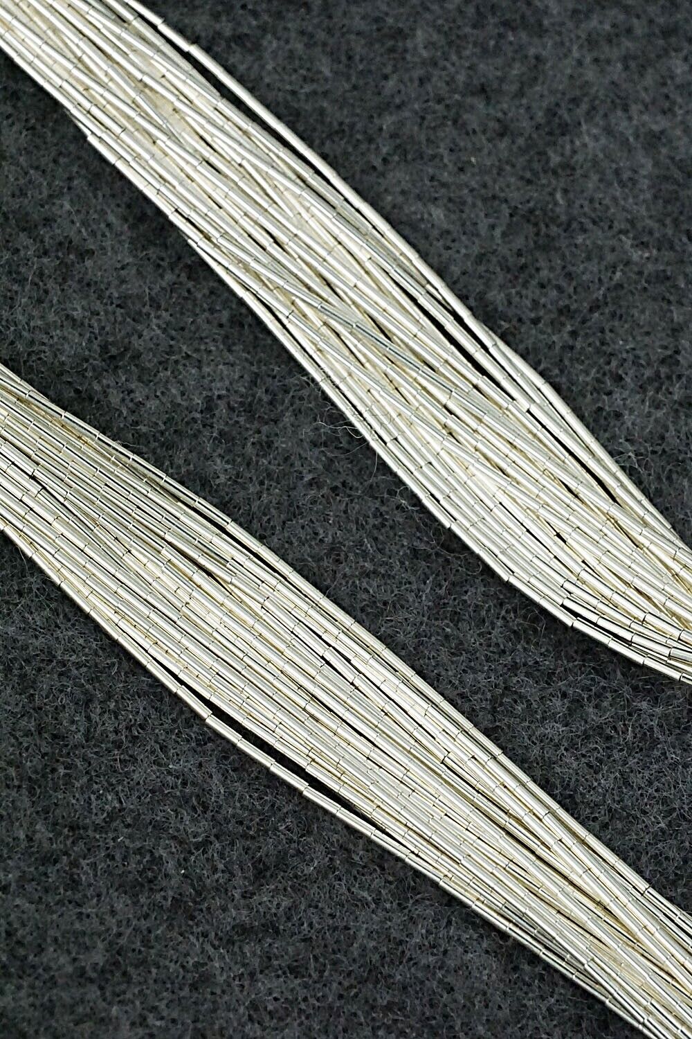 Liquid Silver Necklace - Sterling Silver 18"