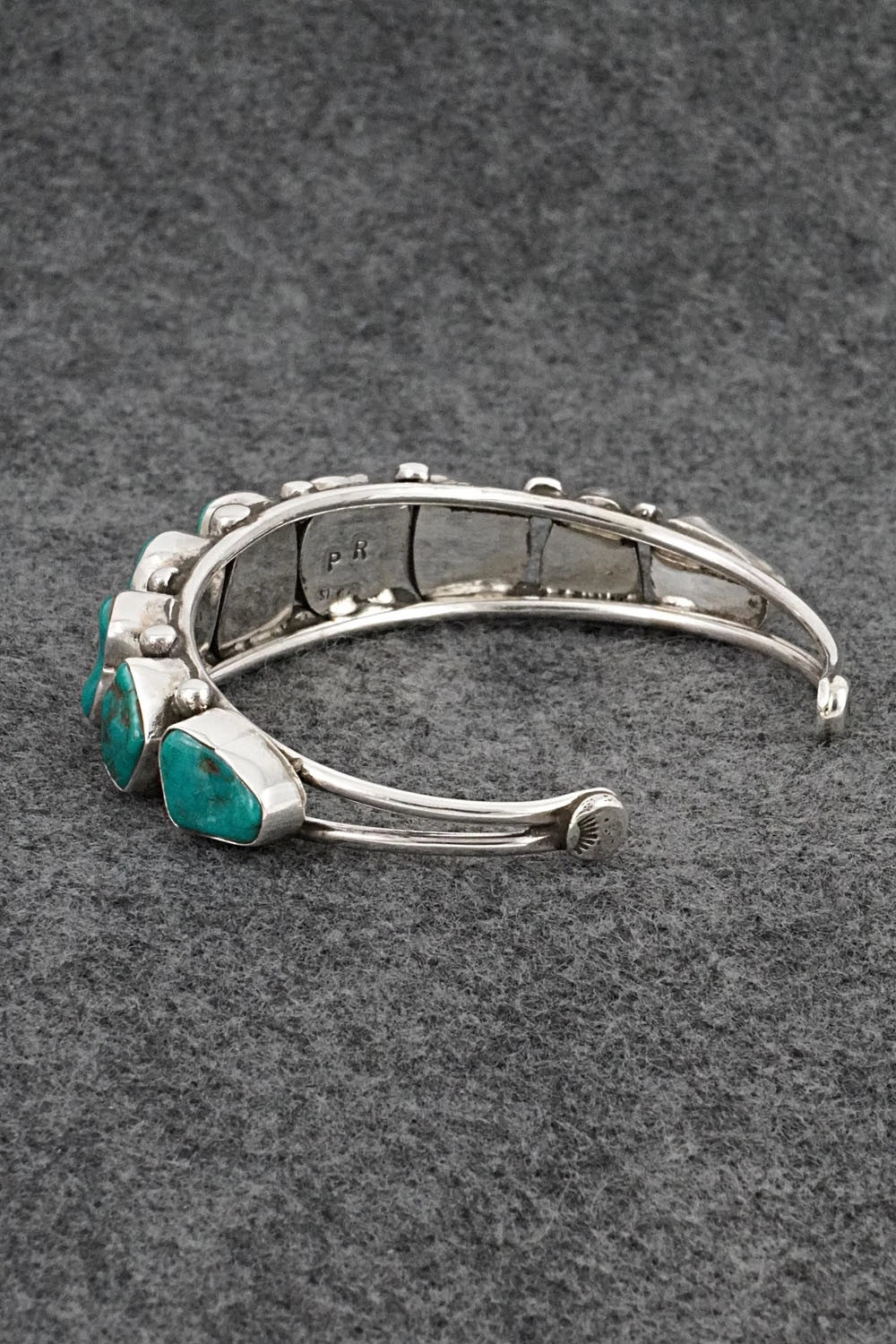 Turquoise & Sterling Silver Bracelet - Priscilla Reeder