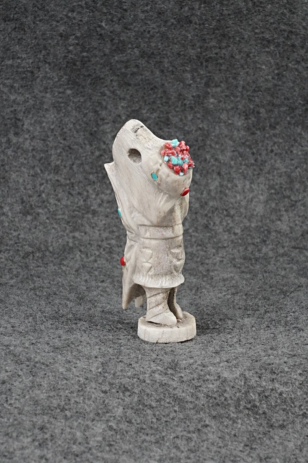 Butterfly Maiden Zuni Fetish Carving - Elfina Lowsayate