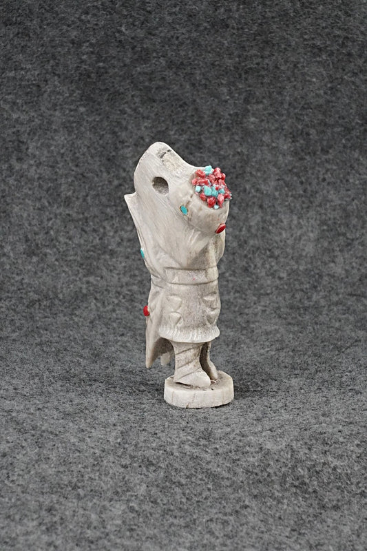 Butterfly Maiden Zuni Fetish Carving - Elfina Lowsayate