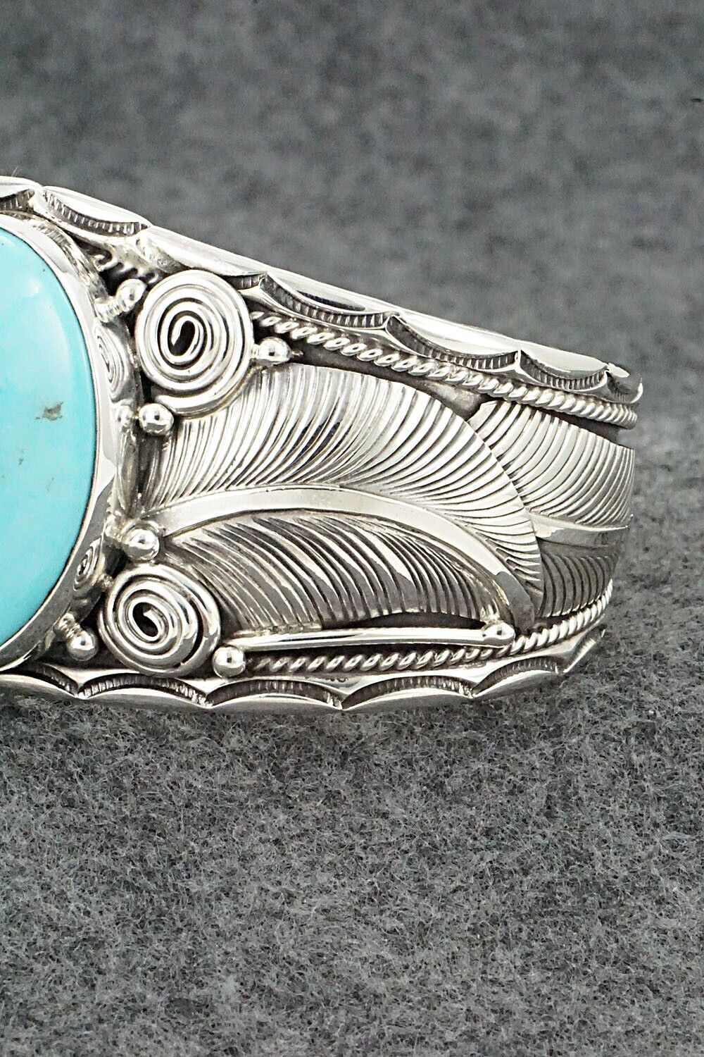 Turquoise & Sterling Silver Bracelet - Darrell Morgan