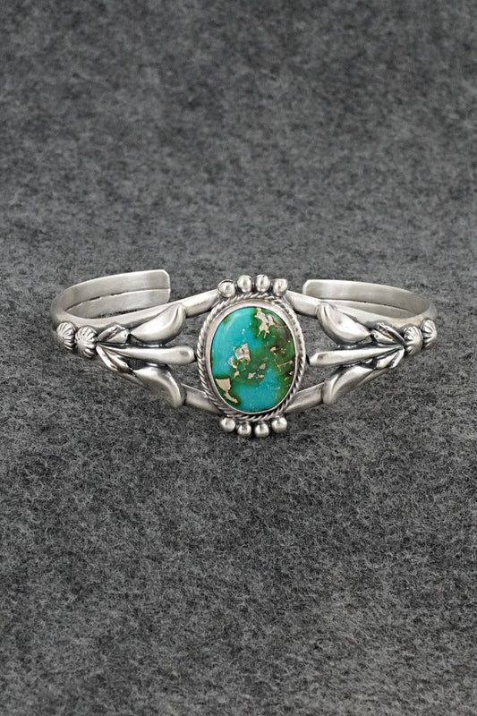 Turquoise & Sterling Silver Bracelet - Bobby Platero