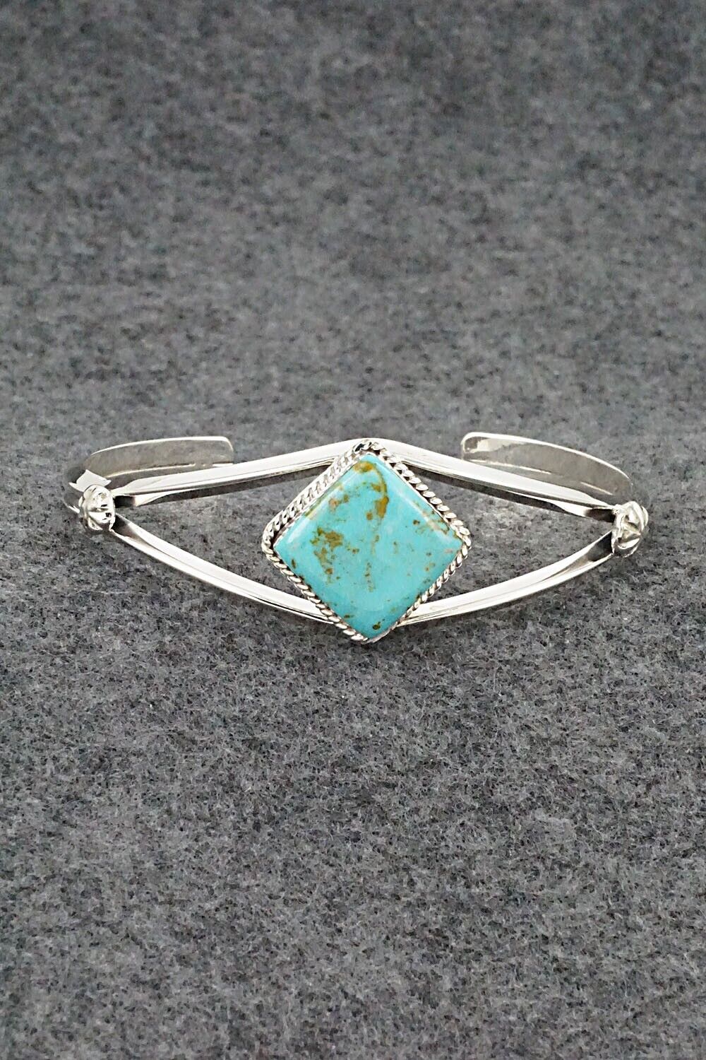 Turquoise & Sterling Silver Bracelet - Charlene Yazzie