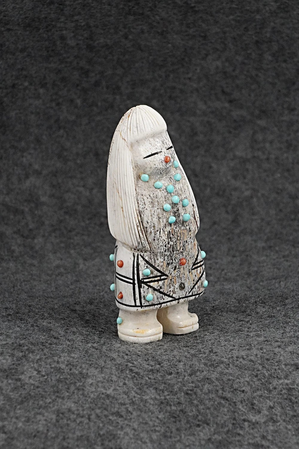 Corn Maiden Zuni Fetish Carving - Claudia Peina
