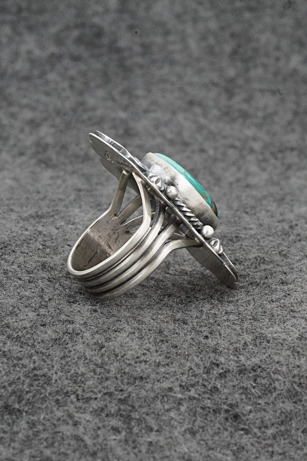 Turquoise & Sterling Silver Ring - Randy Boyd - Size 7