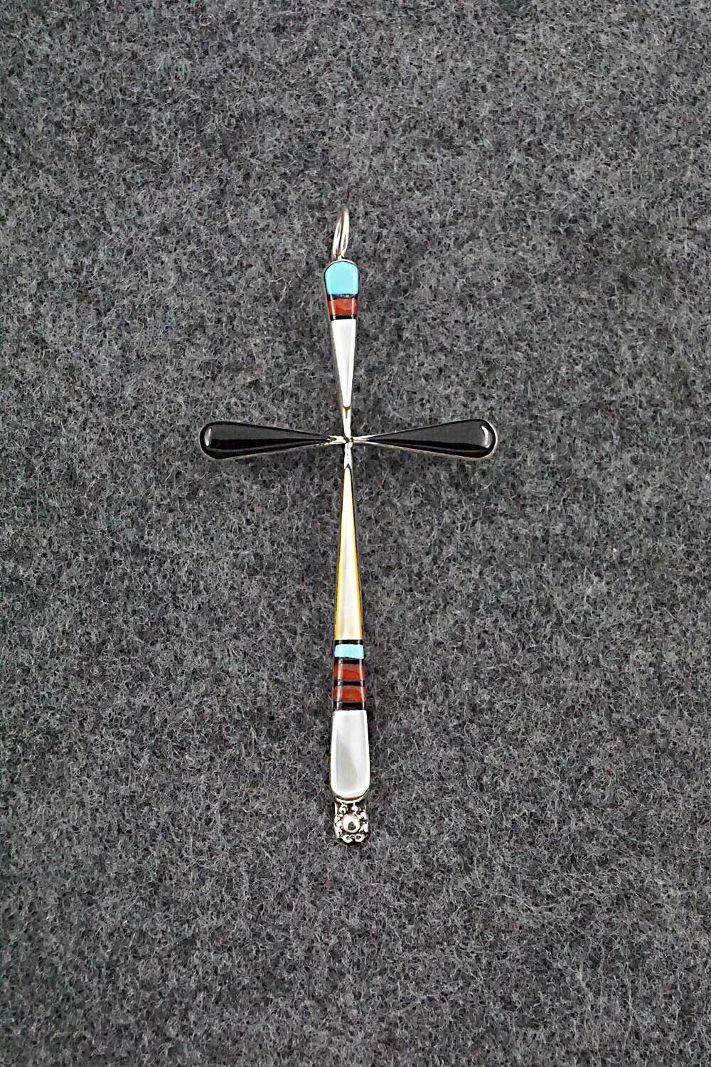 Multi-Stone & Sterling Silver Pendant - Sylvester Noche
